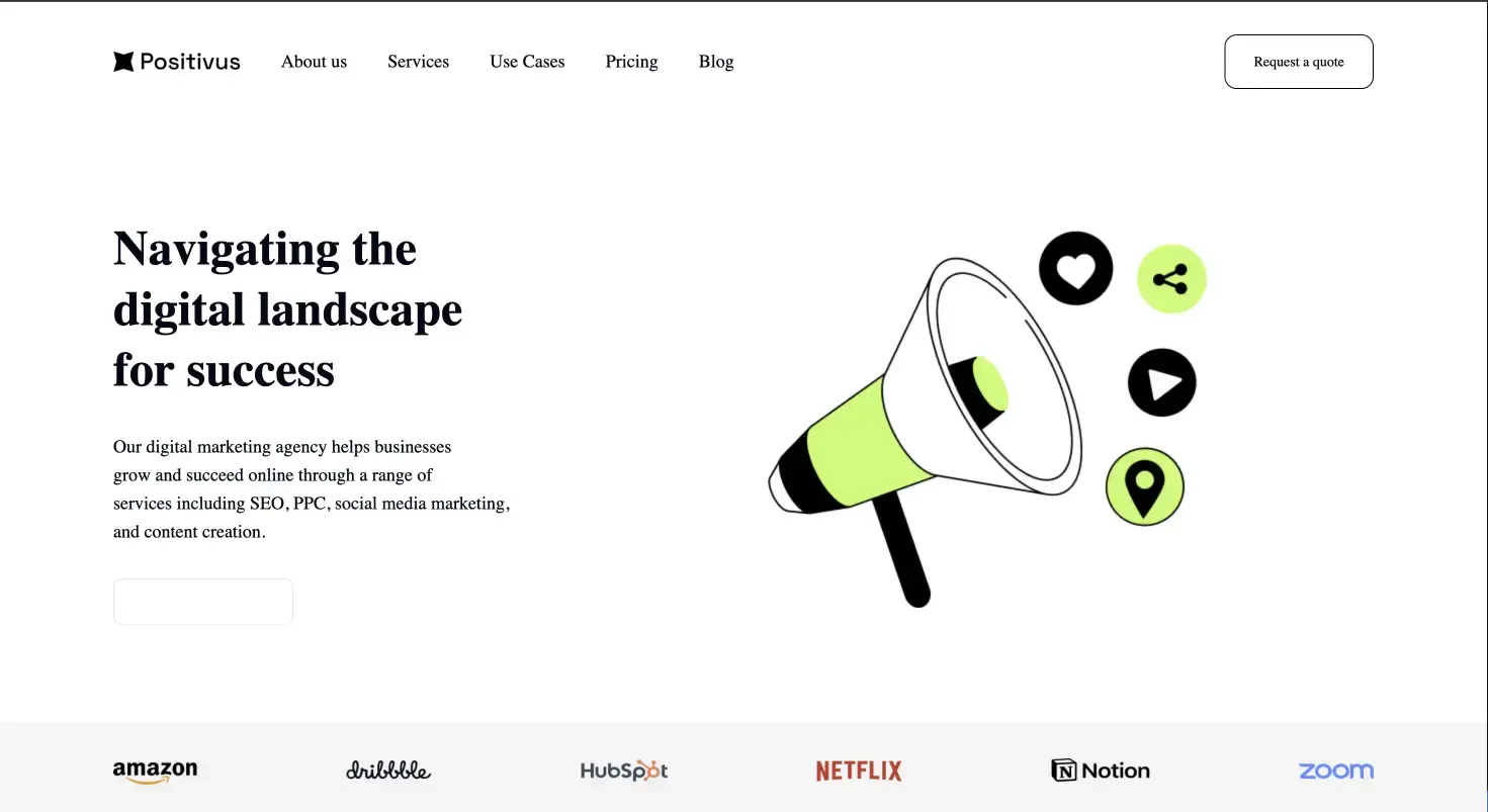 Positivus — screenshot