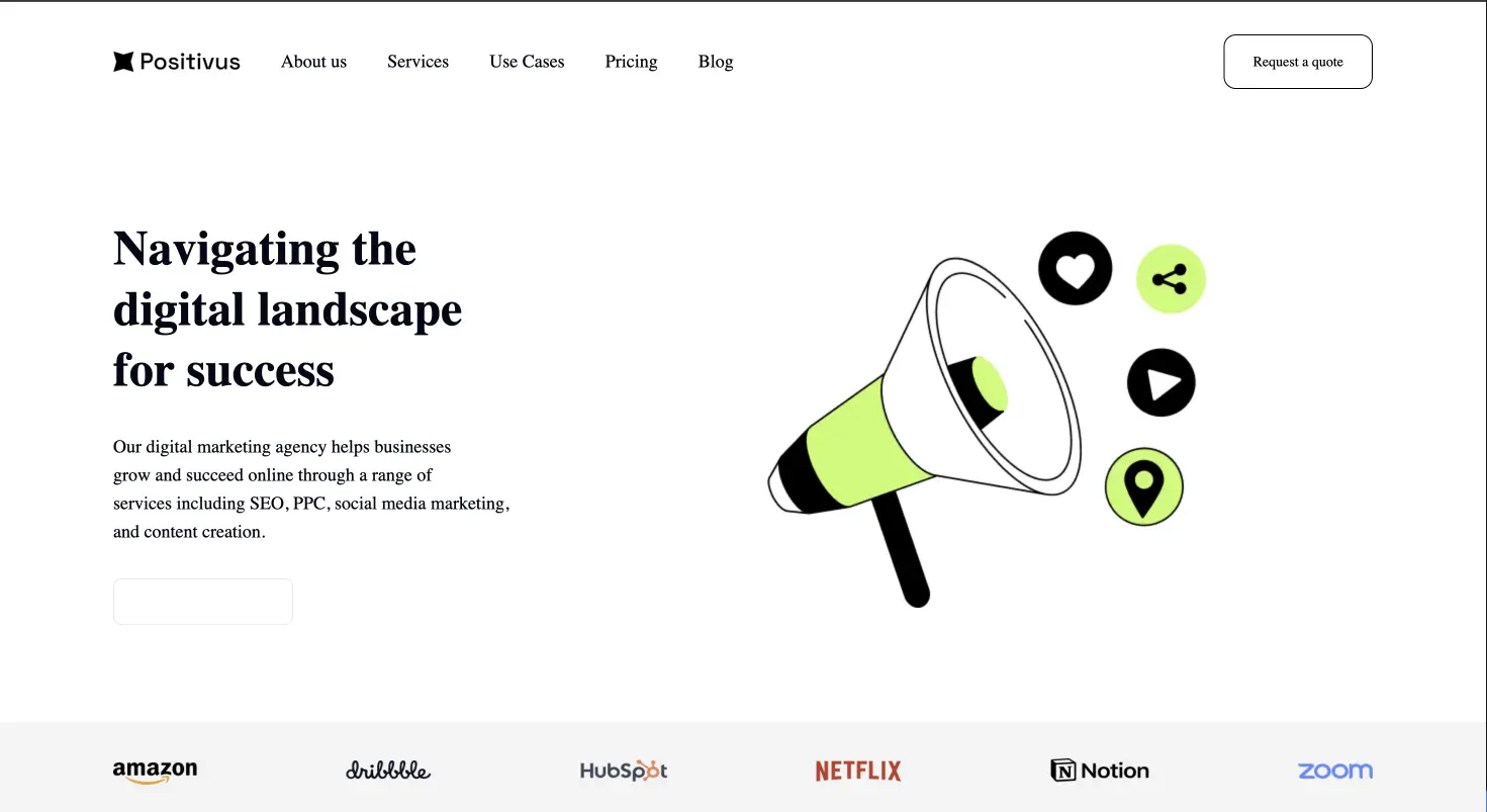 Positivus — screenshot